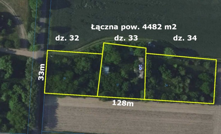 działka na sprzedaż - Goszczanów, Poniatów