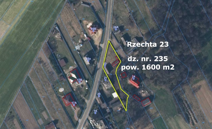 działka na sprzedaż - Sieradz (gw), Rzechta
